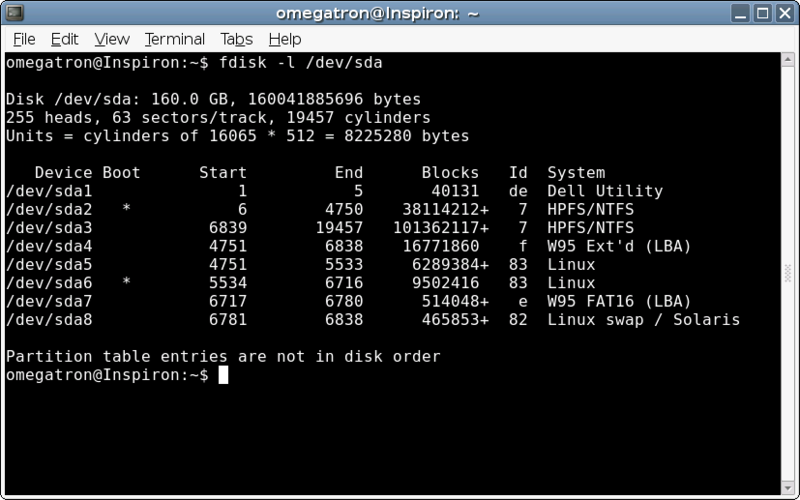 Image osaFdisk